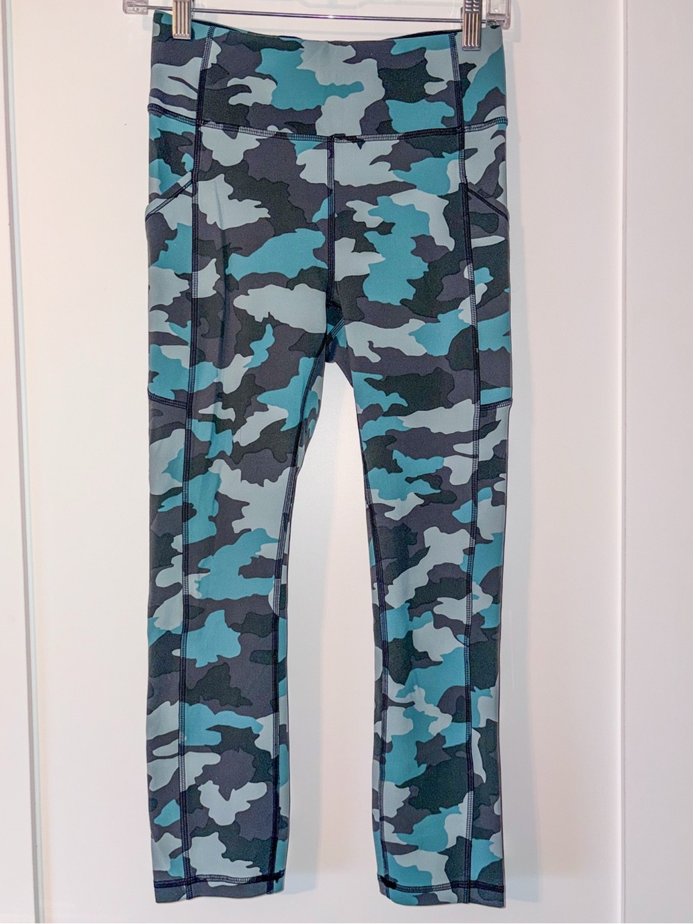 Lululemon Teal Blue Camo Legging